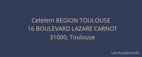 Cetelem REGION TOULOUSE