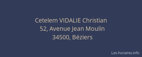 Cetelem VIDALIE Christian