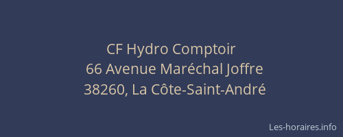 CF Hydro Comptoir