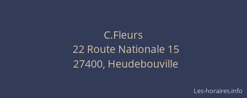 C.Fleurs