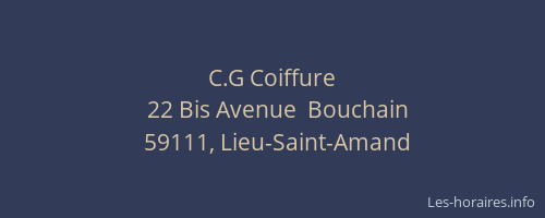 C.G Coiffure