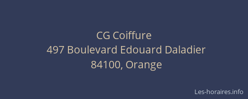 CG Coiffure
