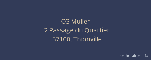 CG Muller
