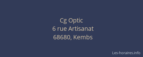 Cg Optic