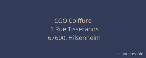 CGO Coiffure