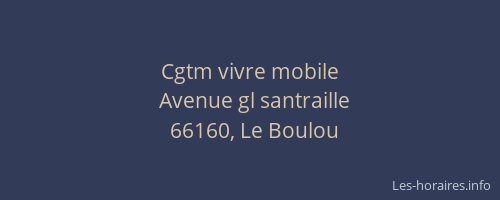 Cgtm vivre mobile
