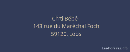 Ch'ti Bébé
