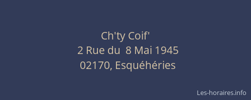 Ch'ty Coif'