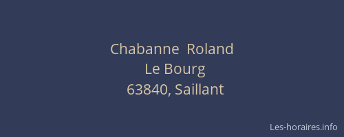 Chabanne  Roland