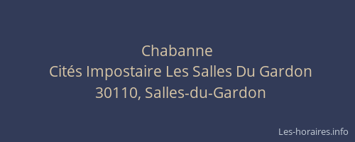 Chabanne