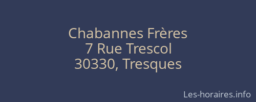 Chabannes Frères