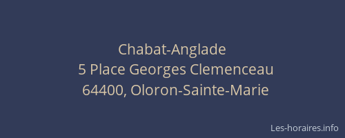 Chabat-Anglade