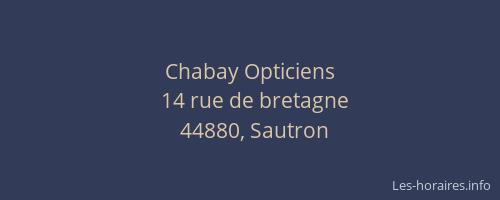 Chabay Opticiens