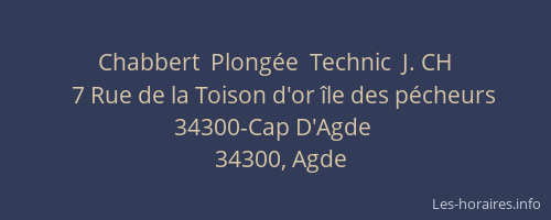 Chabbert  Plongée  Technic  J. CH