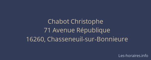 Chabot Christophe