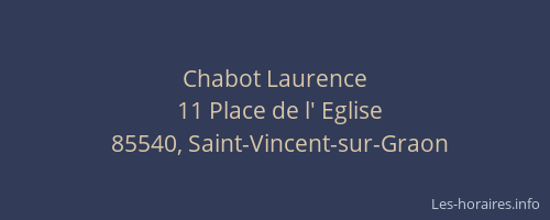Chabot Laurence