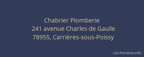 Chabrier Plomberie