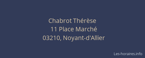Chabrot Thérèse