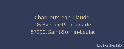 Chabroux Jean-Claude