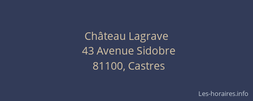 Château Lagrave