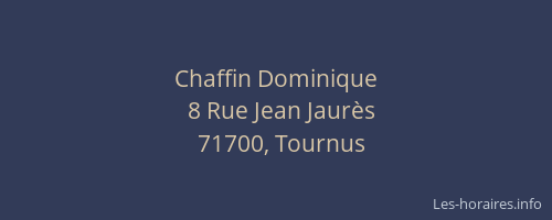 Chaffin Dominique