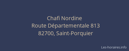 Chafi Nordine