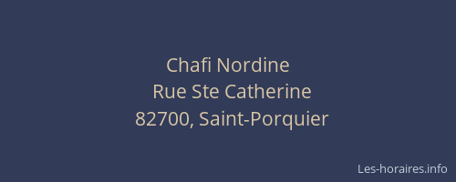 Chafi Nordine