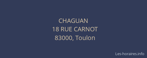 CHAGUAN