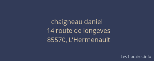 chaigneau daniel