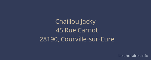 Chaillou Jacky