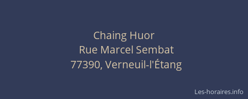 Chaing Huor