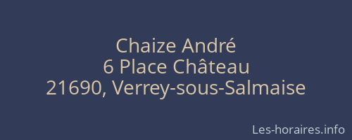 Chaize André