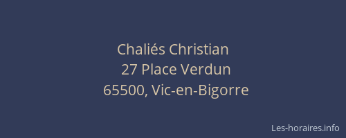 Chaliés Christian