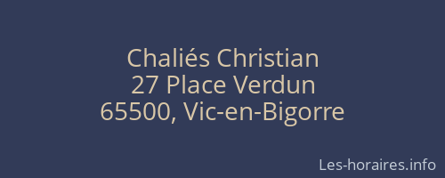 Chaliés Christian