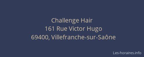 Challenge Hair