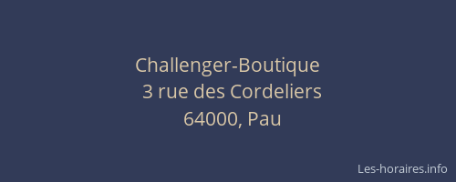Challenger-Boutique