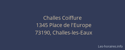 Challes Coiffure