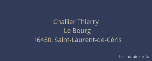 Challier Thierry