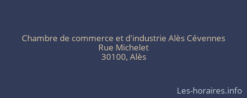 Chambre de commerce et d'industrie Alès Cévennes