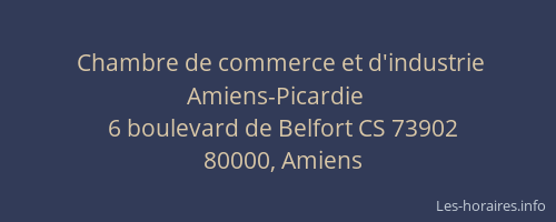 Chambre de commerce et d'industrie Amiens-Picardie
