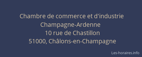 Chambre de commerce et d'industrie Champagne-Ardenne