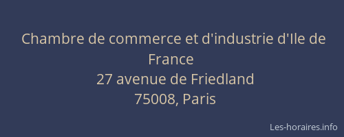 Chambre de commerce et d'industrie d'Ile de France