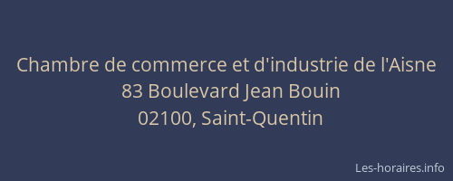 Chambre de commerce et d'industrie de l'Aisne
