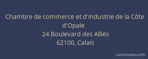 Chambre de commerce et d'industrie de la Côte d'Opale