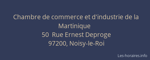 Chambre de commerce et d'industrie de la Martinique