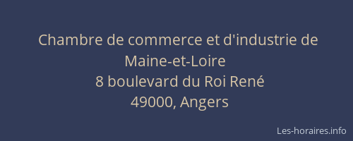 Chambre de commerce et d'industrie de Maine-et-Loire