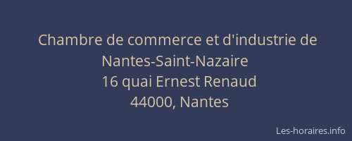 Chambre de commerce et d'industrie de Nantes-Saint-Nazaire