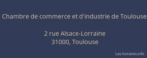 Chambre de commerce et d'industrie de Toulouse