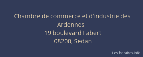 Chambre de commerce et d'industrie des Ardennes