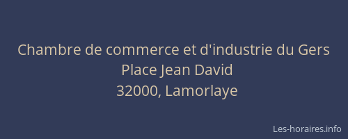 Chambre de commerce et d'industrie du Gers